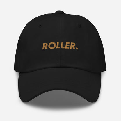 ROLLER. Gold Font Hat
