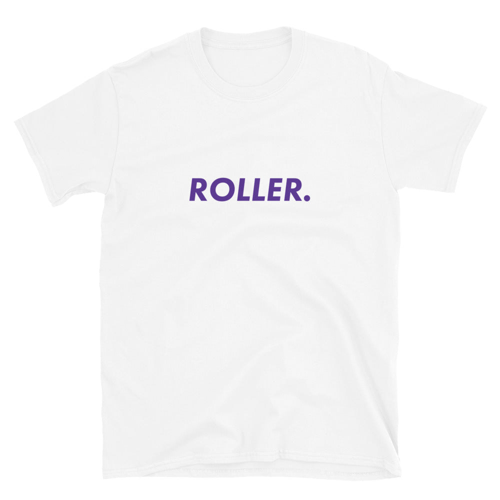 ROLLER. Purple Font Tee